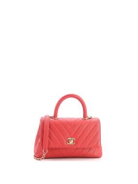 Chanel Coco Top Handle Bag Chevron #319033C47B